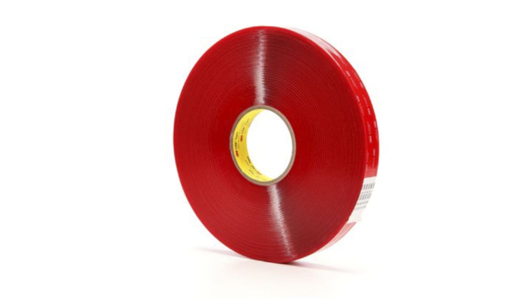 3M 4905F, VHB™ Clear Foam Tape, 12.0mm x 66.0m, 0.50mm Thick