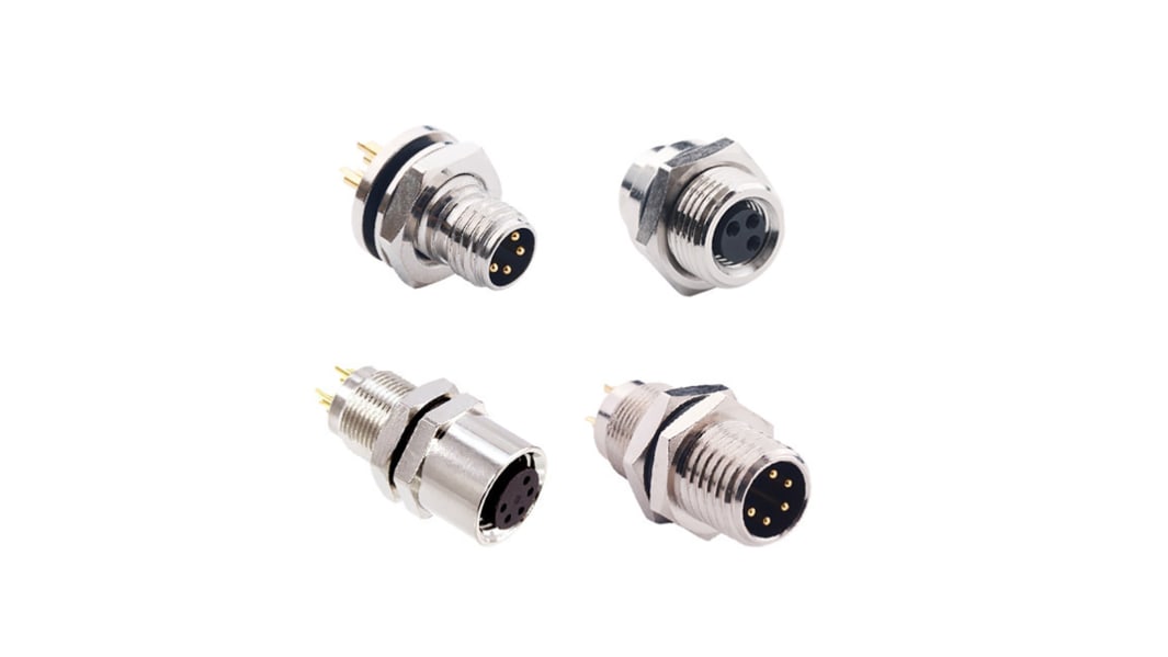Norcomp Circular Connector, 4 Contacts, Cable Mount, M8 Connector, Socket, Female, IP67