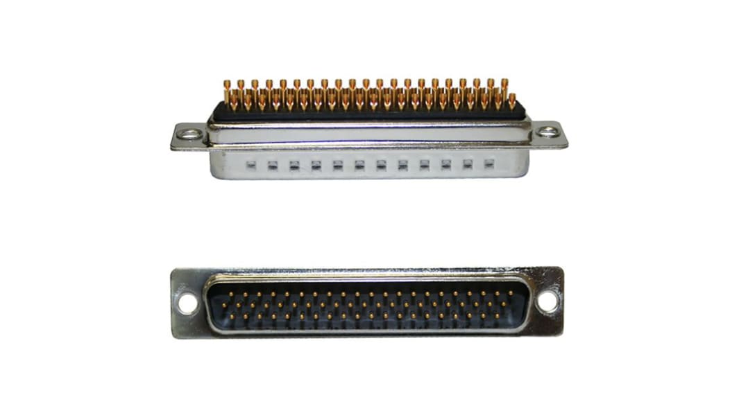Connecteur Sub-D Femelle Norcomp 15 voies Montage panneau Droit