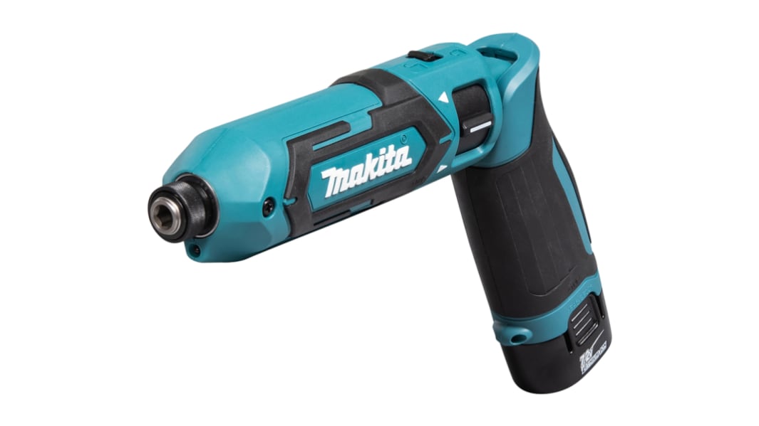 Atornillador eléctrico a batería Makita TD022DSE-UK de 7.2V, 1.5Ah,  con conector inglés