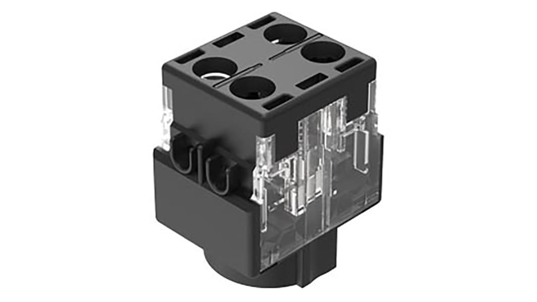 Blocco contatti pulsante EAO, 1NC, 250V ca/cc, terminali a A vite
