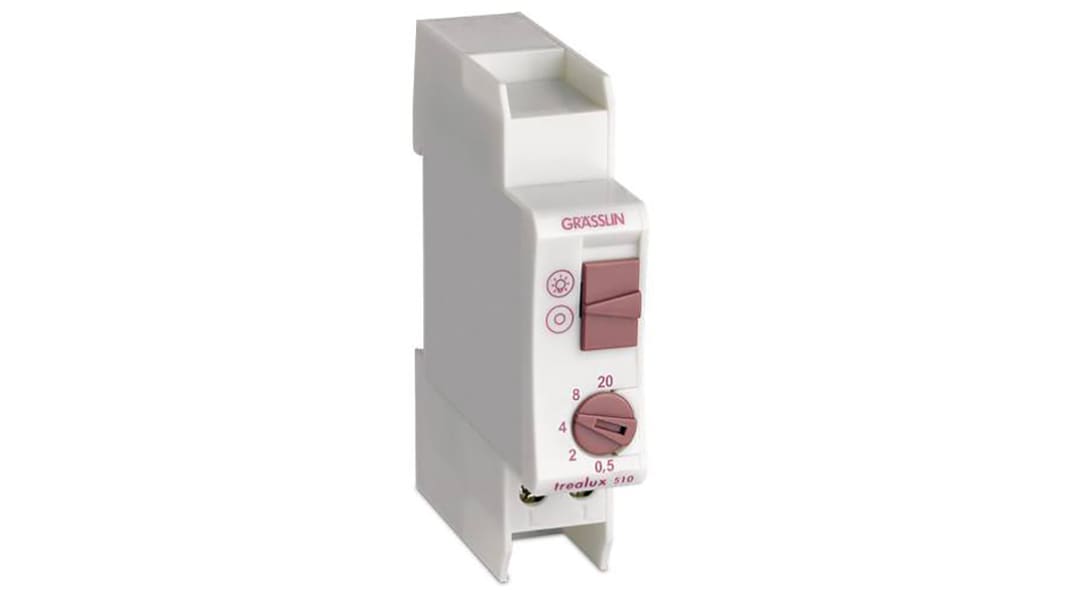 Grasslin Pulsante temporizzatore 18.13.0016.1 Trealux, IP20