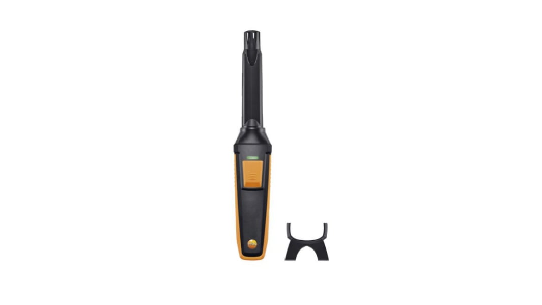 Testo CO2 Probe for CO2, Humidity, Temperature, +50°C Max, 95%RH Max, Battery-Powered