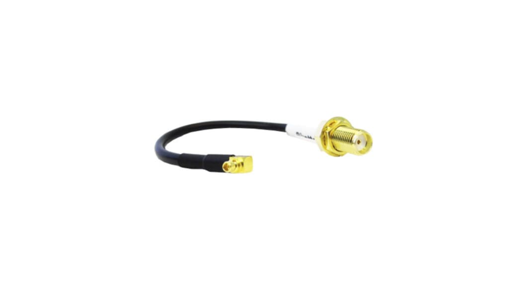 Siretta ASM Series Male MMCX to Female SMA, 150mm, RG174 Coaxial, Terminated50 Ω