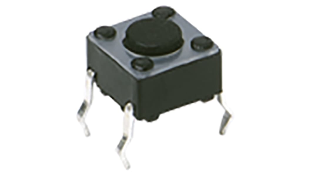 Interruptor táctil tipo Superior, contactos SPST, IP40, Montaje en orificio pasante