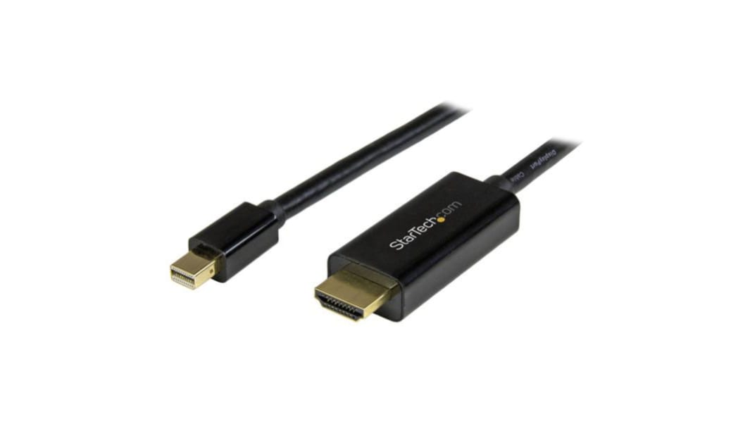 StarTech.com Adapter 4K x 2K, Ausgänge:1, In:Mini-DisplayPort, Out:HDMI, 3m Kabel