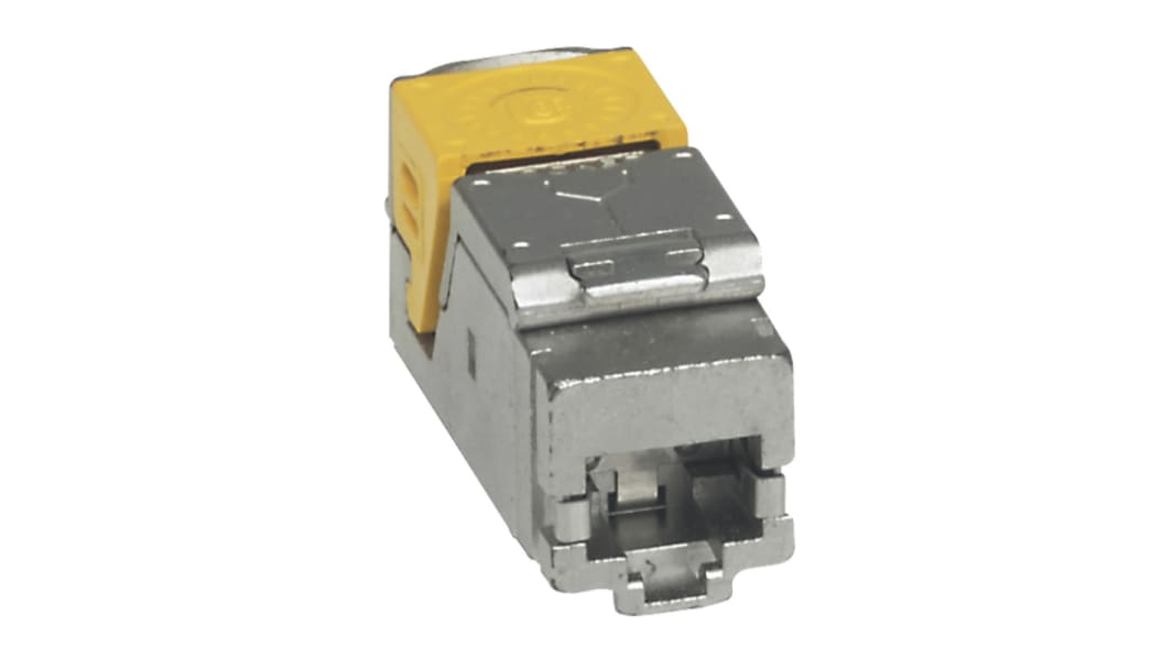 Legrand Female RJ45 Connector, Panel Mount, Cat6a, UTP Shield Straight 1 Port