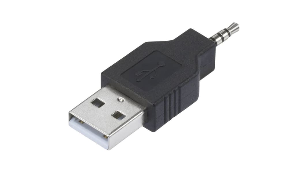 Conector USB RS PRO, Macho, 2 puertos, Montaje de Cable, 5,0 V, 1.0A