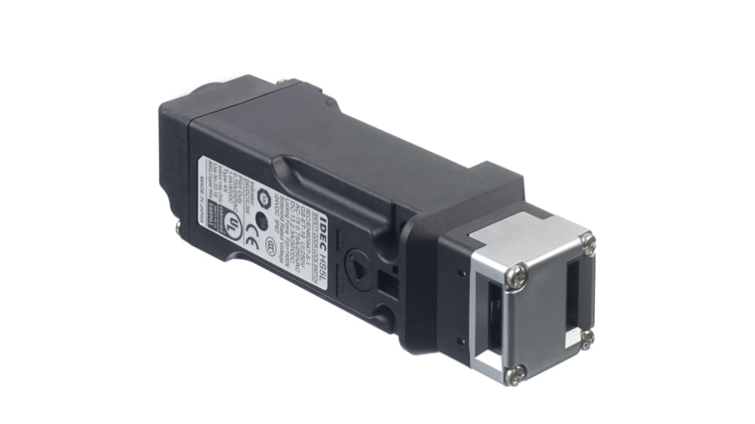 Idec HS5L Safety Interlock Switch, 1NC/1NO + 1NC/1NO, Keyed, Solenoid Lock