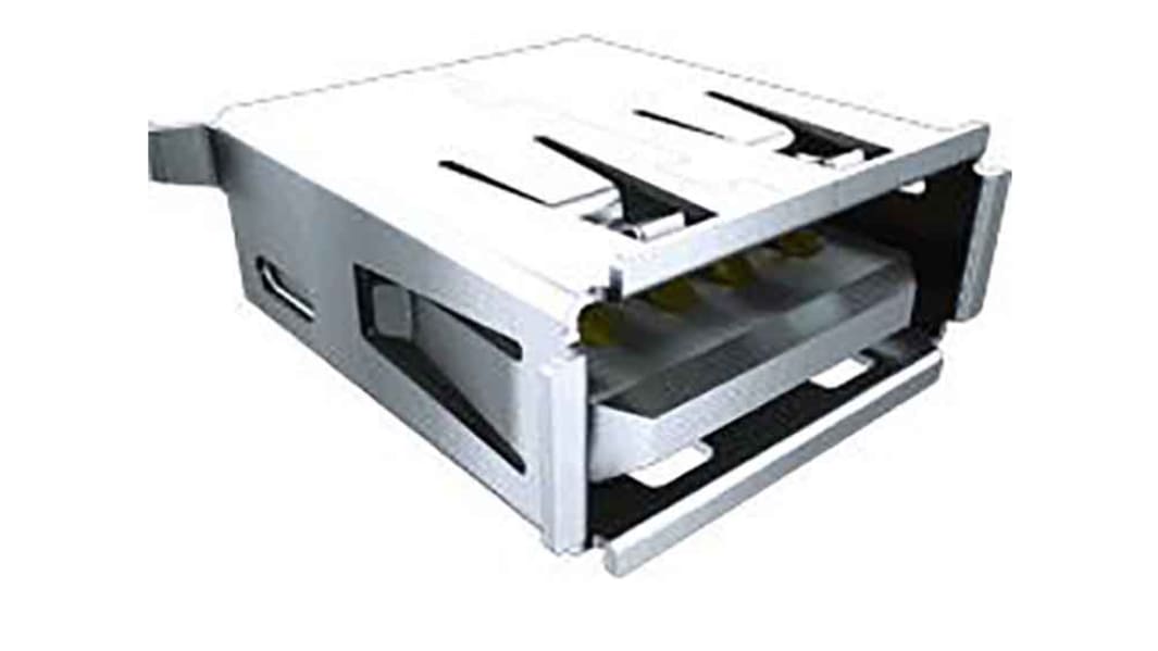 Conector USB Samtec USB-A-S-F-B-SM2, Hembra, , 1 puerto puertos, Montaje Superficial, Versión 2.0, 30,0 V., USB-A