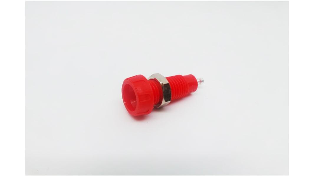 RS PRO Red Female Banana Socket, 4 mm Connector, Solder Termination, 10A, 50V, Silver Plating