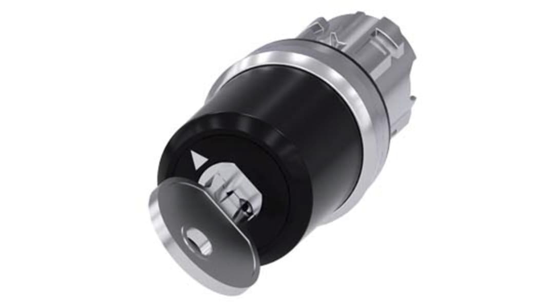 Siemens SIRIUS ACT 3SU10 Schlüsselschalterkopf 22mm 2 Positionen SSG10 Rastend IP20, IP66, IP67, IP69, IP69K