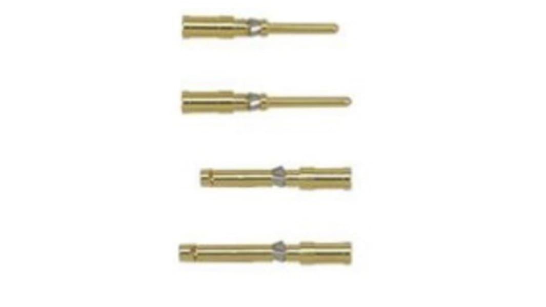 RS PRO Male 10A Crimp Contact Minimum Wire Size 1.5mm² Maximum Wire Size 1.5mm²