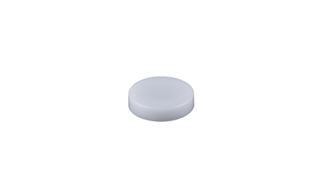 NKK Switches 押しボタンスイッチ用キャップ, 白, 17.7 (Dia.) x 4mm, AT454B