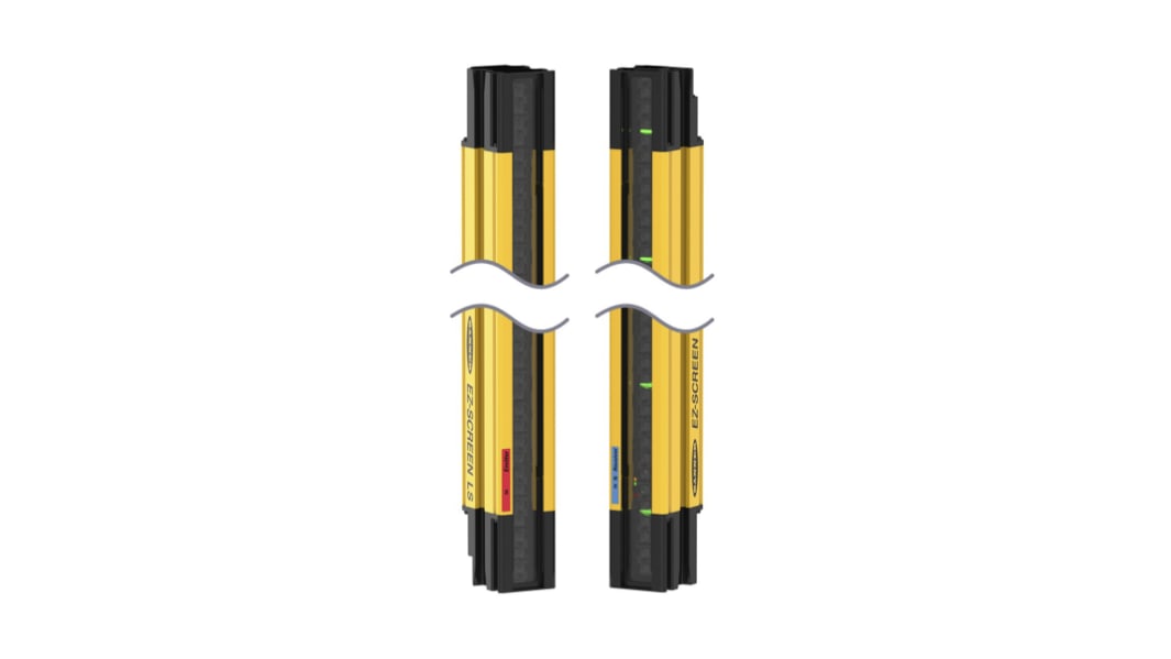 Barrera inmaterial Banner SLL, Emisor y receptor, alt. protegida 1820mm, resolución 40mm, 24 V dc, SIL3