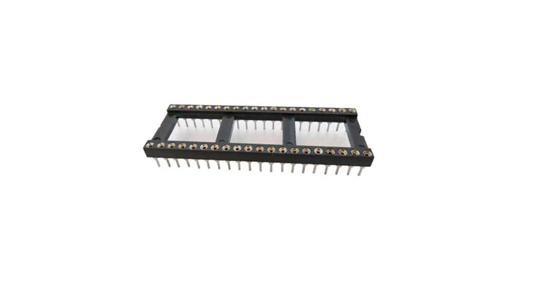 RS PRO 40 ピン DILソケット, 2.54mm ピッチ, スルーホール実装