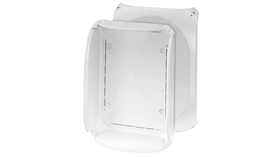 Caja de conexiones HENSEL KF5000H, 2, Policarbonato, Gris, 255mm, 122mm, 355mm, 255 x 122 x 355mm, IP66, IP67, M32, M63