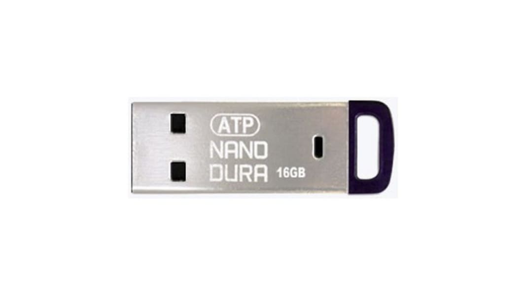 ATP MLC USB-Stick, 16 GB, USB 2.0, NanoDura, Industrieausführung