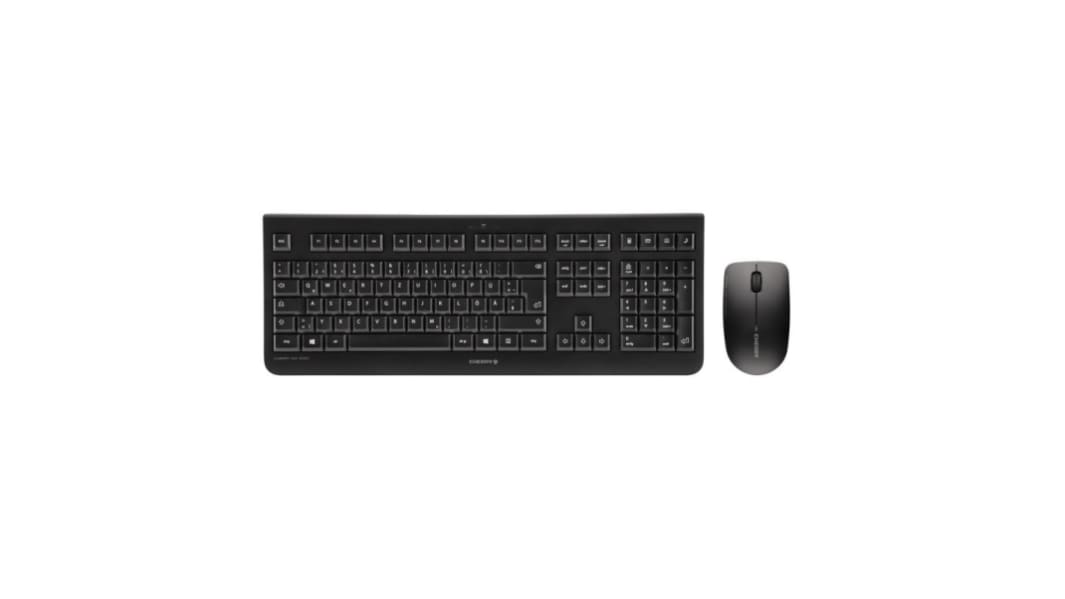 Teclado Cherry, Inalámbrico, Negro, Inalámbrico, QWERTY (UK)
