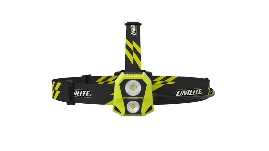 Unilite HL-6R LED Stirnlampe 450 lm / 129 m, Li-Ion Akku