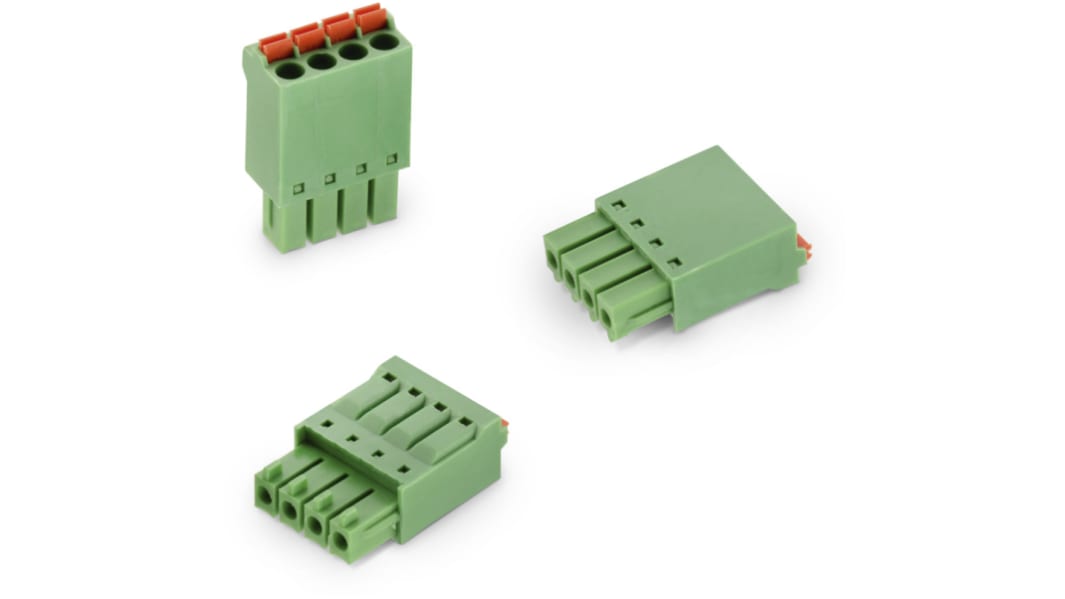 Wurth Elektronik, 3.5mm Pitch, WR-TBL, 9 Way, Vertical, Pluggable Terminal Block, Plug, Cable Mount, Solder