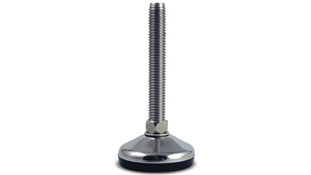 Piedino regolabile RS PRO, M12 x 150mm, 400kg