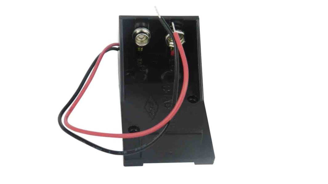 RS PRO 9V PP3 Battery Holder, Coil Spring Contact