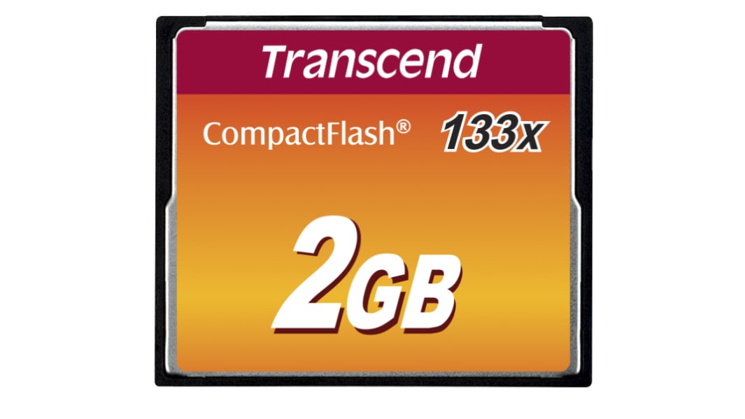 Transcend Speicherkarte, 2 GB, CompactFlash, MLC