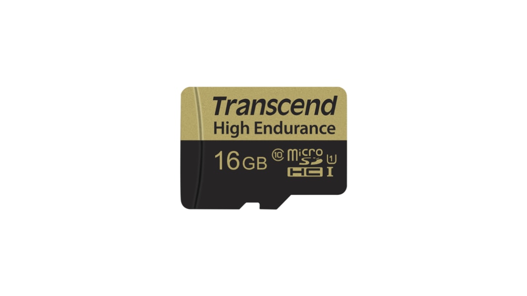 Tarjeta Micro SD Transcend MicroSD No 16 GB MLC High Endurance -25 → +85°C