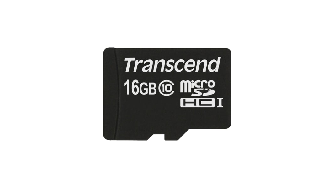 Micro SD Transcend, 16 GB, Scheda MicroSD