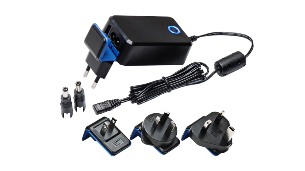 Adaptateur AC/DC 7.5V c.c., 1.6A, 12W, Australie, Français, Royaume-Uni, États-Unis