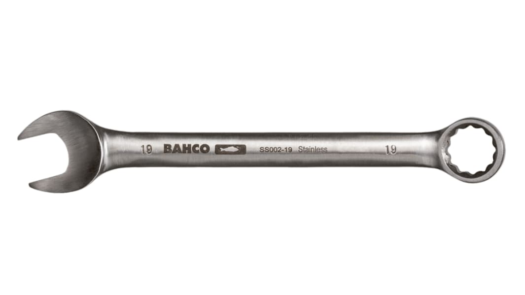 Bahco Combination Spanner, 24mm, Metric, Double Ended, 215 mm Overall