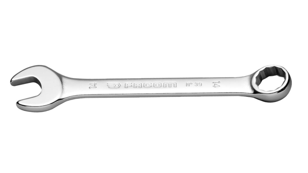 Facom Combination Spanner, 10mm, Metric, Double Ended, 103 mm Overall