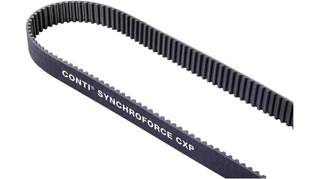 Contitech タイミングベルト, 幅:50mm, 長さ:640mm, 80歯, 8mmピッチ