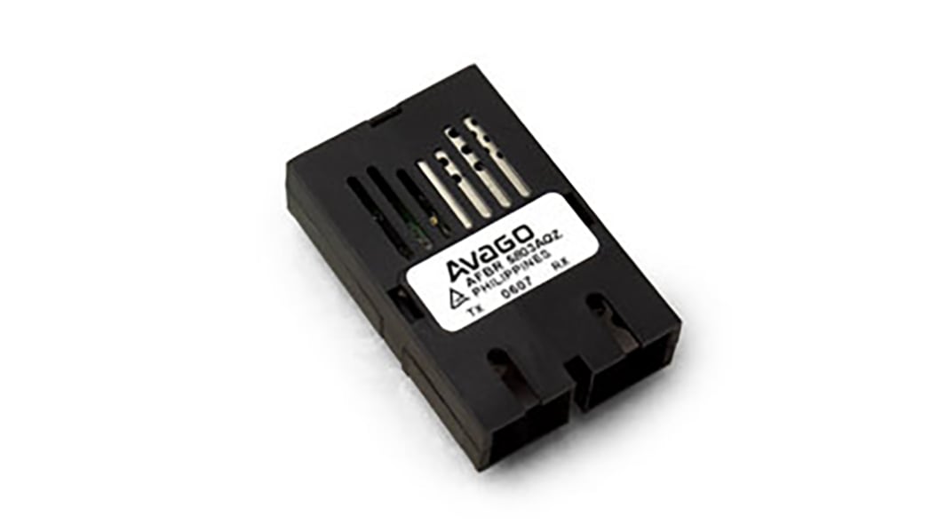 Broadcom AFBR-5803ATQZ Fibre Optic Transceiver, ST Connector, 125Mbit/s, 1380nm 1380nm 9-Pin SIP