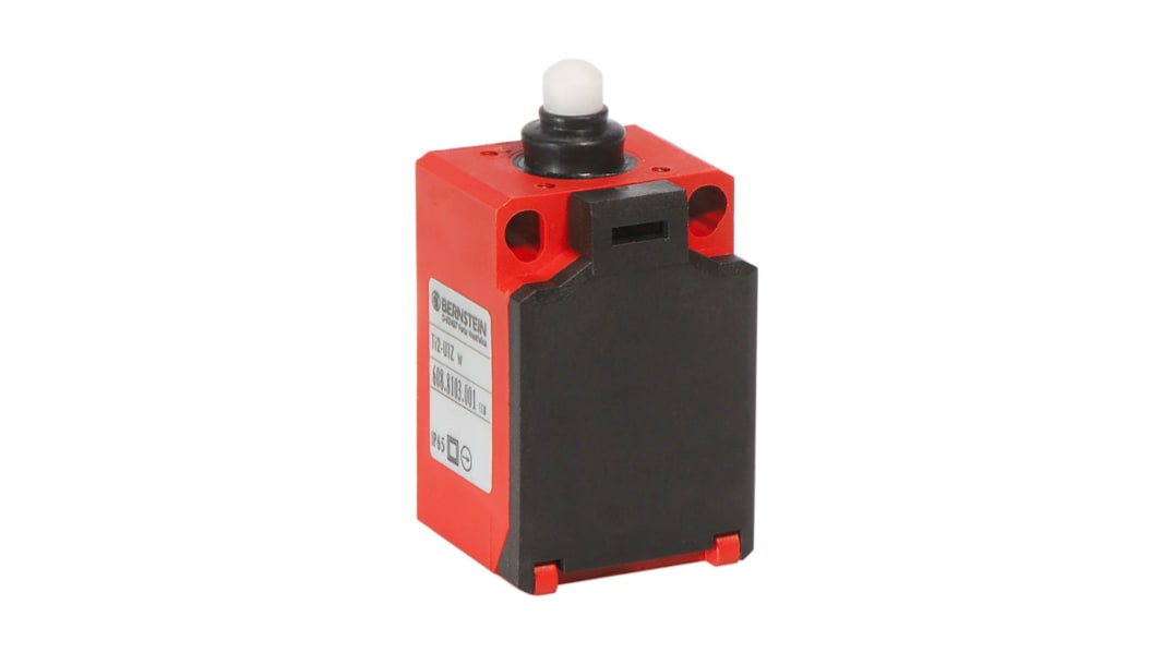Bernstein AG TI2 Series Roller Limit Switch, 2NC, IP65, DPST, Thermoplastic Housing, 240V ac Max, 10A Max