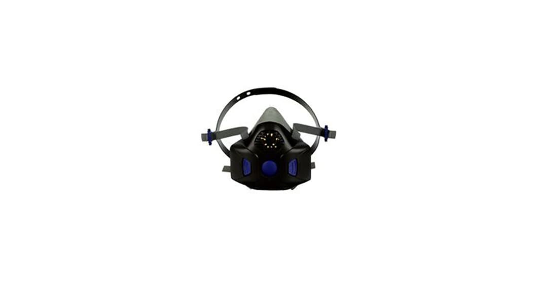Maschera respiratoria 3M col. Grigio, Taglia Piccolo, Mezza maschera, Include filtri di ricambio