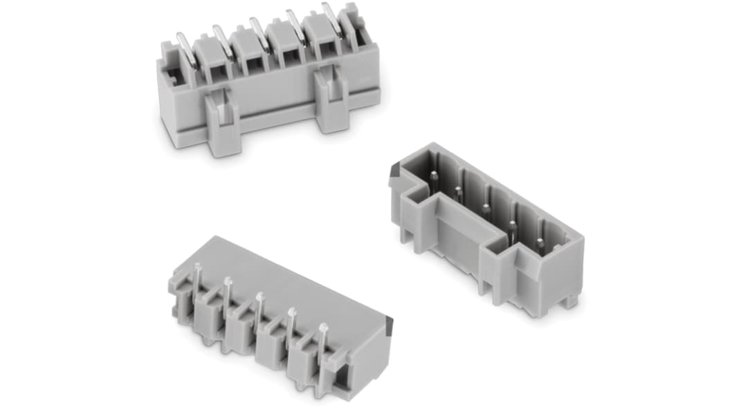 File di contatti PCB Wurth Elektronik, 14 vie, 1 fila, passo 5.0mm