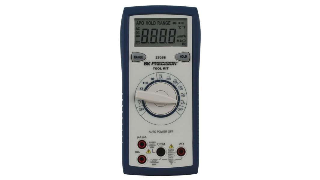 Multimètre BK2705B BK Precision Portable, 750V c.a. 10A c.a.