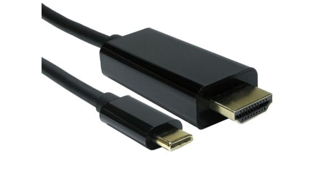 RS PRO USB 3.1, Male USB C to Male HDMI, 3m