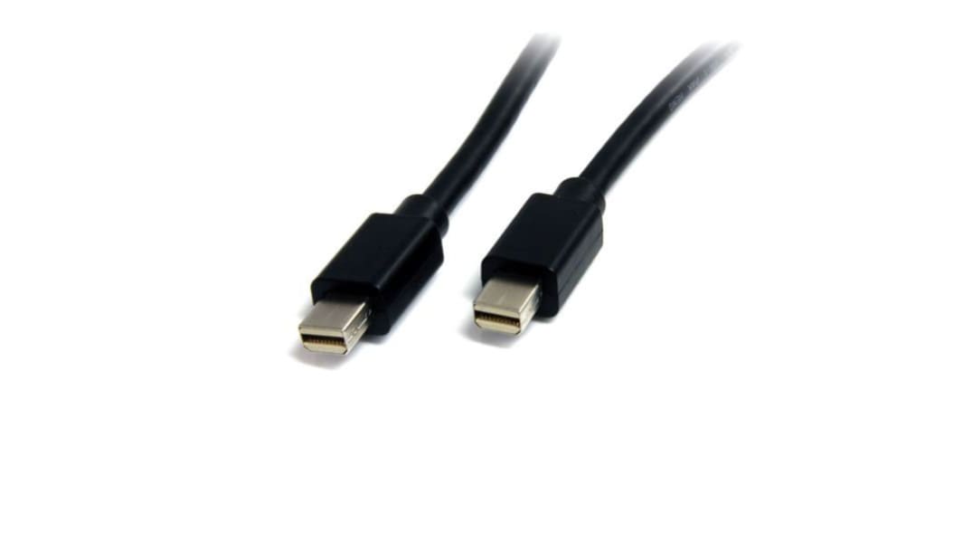 Cable DisplayPort negro StarTech.com, con. A: Mini Display Port macho, con. B: Mini Display Port macho, long. 1m