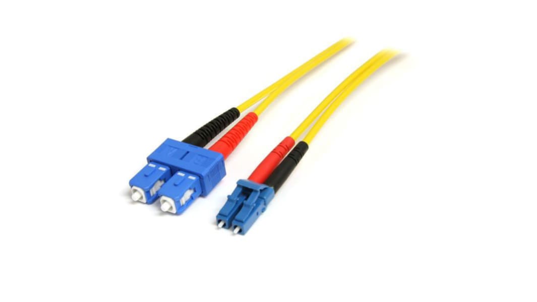 StarTech.com LWL-Kabel 10m Single Mode Patchkabel Gelb 9/125μm LC SC
