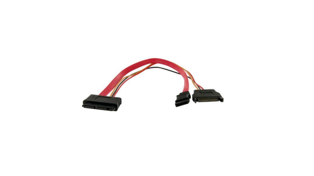 StarTech.com Female Micro SATA to Female; Male SATA Data; SATA Power  Cable, 304.8mm