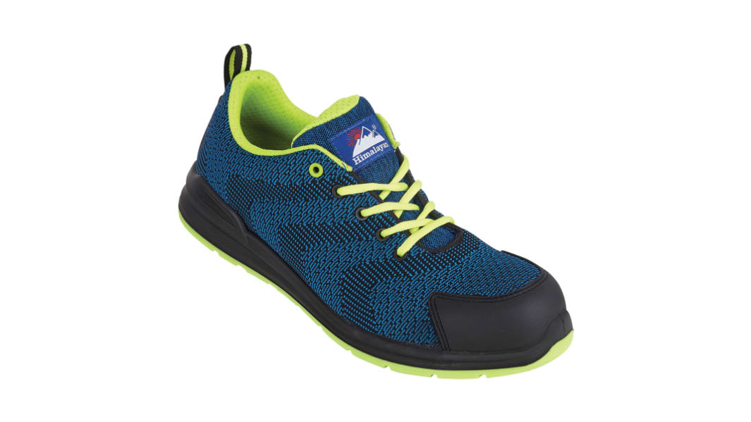 Himalayan 4340 Unisex Blue Non Metallic  Toe Capped Safety Trainers, UK 6, EU 39