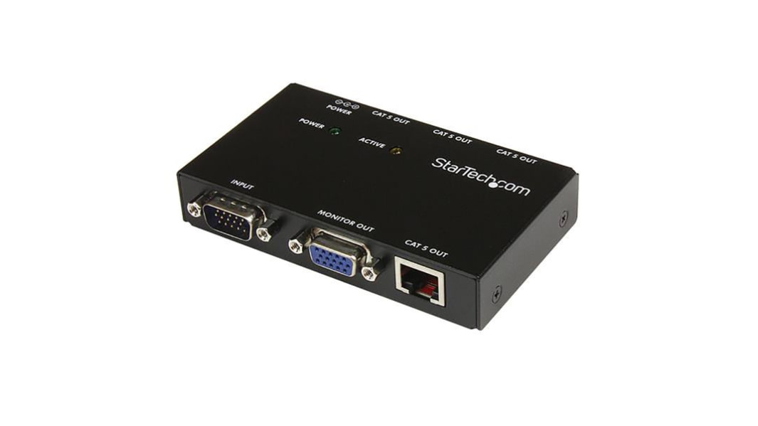 StarTech.com VGA over CAT 5 Extender 150m, 1600 x 1200 Maximum Resolution