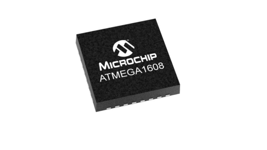 Microchip ATMEGA1608-MF, 8bit AVR Microcontroller, ATmega, 20MHz, 16 kB Flash, 32-Pin QFN