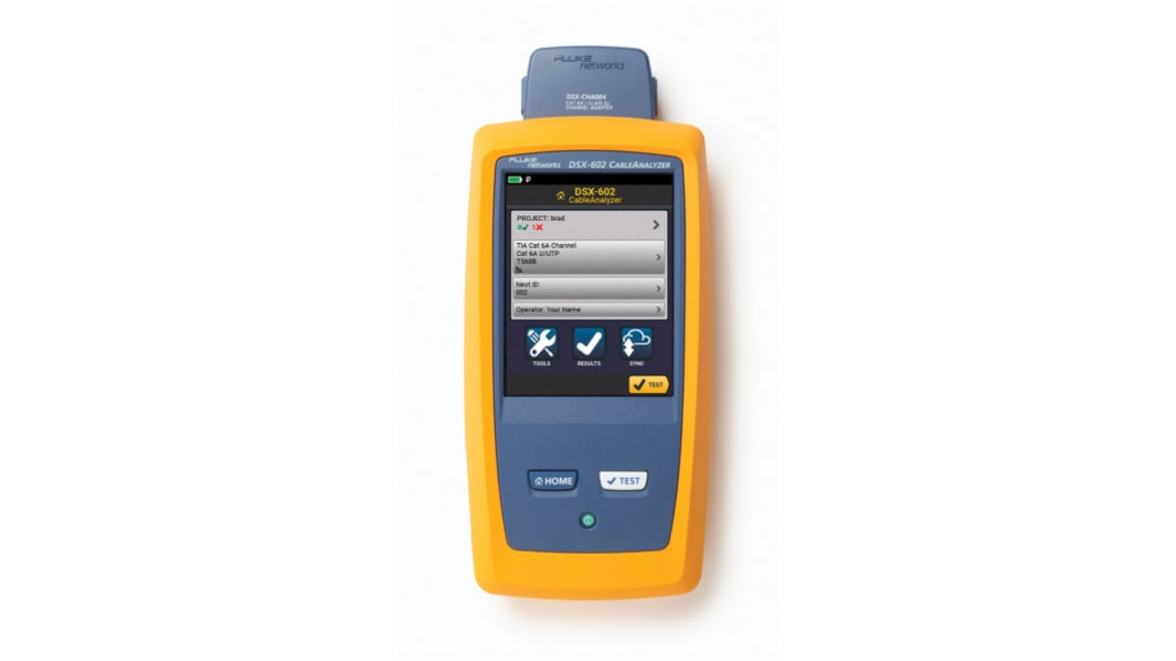Tester reti Fluke Networks DSX-602-PRO, Display LCD