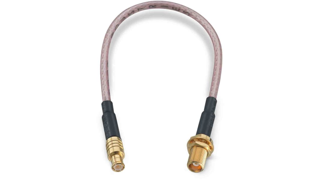Wurth Elektronik Male MCX to Female MCX, 152.4mm, RG316 Coaxial, Terminated50 Ω