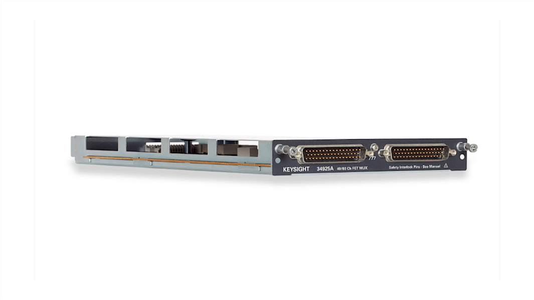 Multiplexor de adquisición de datos Keysight Technologies 34925A para usar con Sistema De Adquisición De Datos 34980a