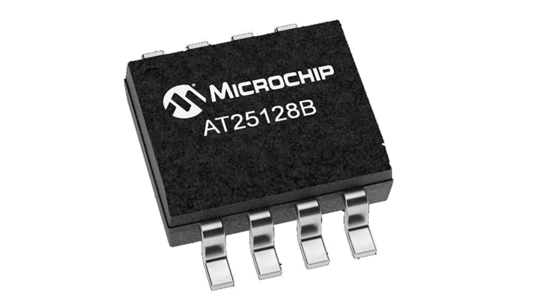 Microchip 128kbit EEPROM-Speicherbaustein, Seriell-SPI Interface, SOIC-8, 80ns SMD 16 K x 8 bit, 16k x 8-Pin 8bit